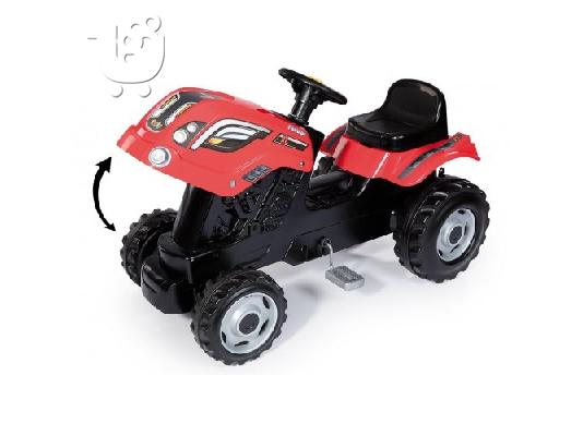 Smoby Τρακτέρ Κόκκινο μαζί με καρότσα FARMER XL RED (710108)